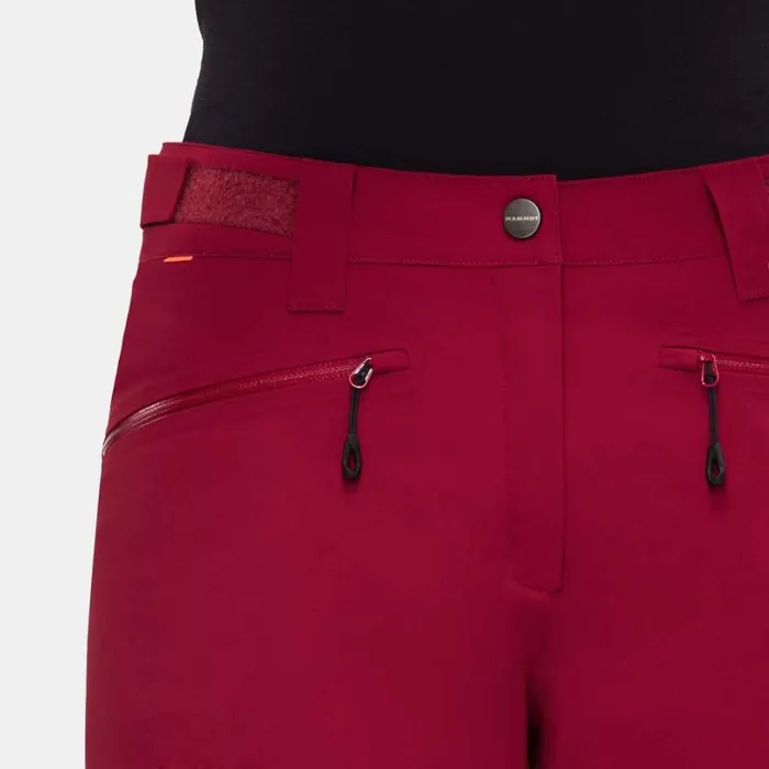 Pants and Shorts Women Mammut Stoney HS Pants Blood Red Pants and Shorts Women Mammut Stoney HS Pants Blood Red