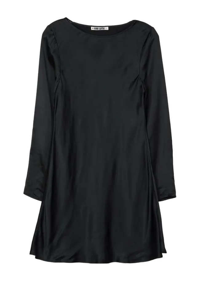 Patrice Black Satin Mini Dress Women Ciao Lucia Evening Dresses
