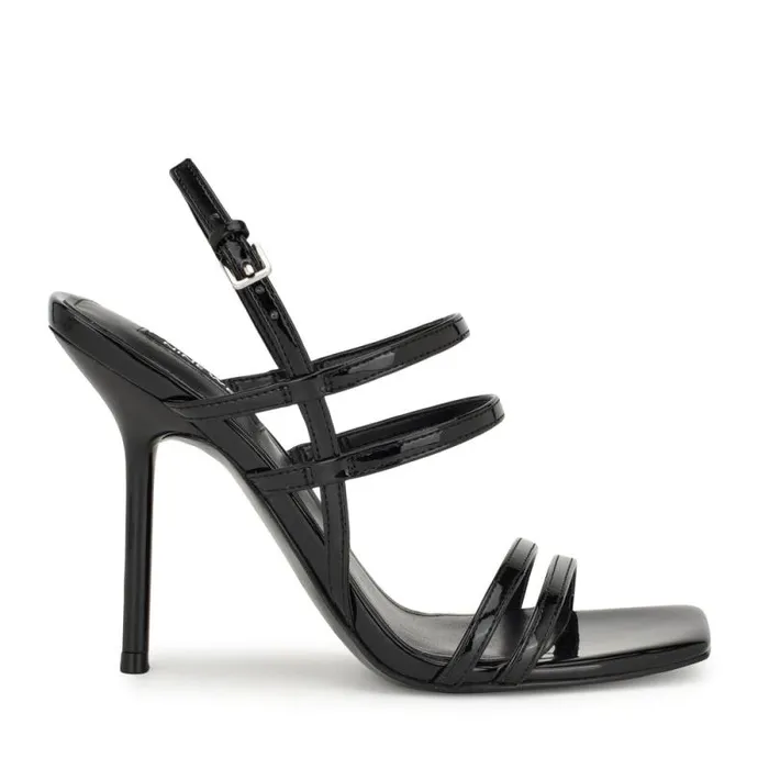 Penla Strappy Sandals Black Women Nine West Sandals