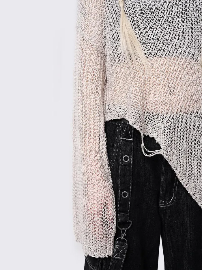 Phoebe Asymmetric One Shoulder Knit Jumper Women Minga London Tops and TShirts Phoebe Asymmetric One Shoulder Knit Jumper Women Minga London Tops and TShirts