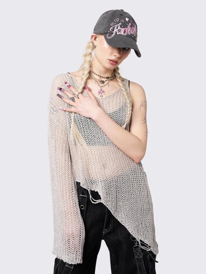 Phoebe Asymmetric One Shoulder Knit Jumper Women Minga London Tops and TShirts Phoebe Asymmetric One Shoulder Knit Jumper Women Minga London Tops and TShirts
