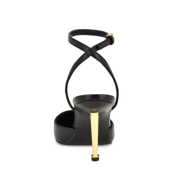 Plaza Ankle Strap Pumps Black Women Nine West Heels Plaza Ankle Strap Pumps Black Women Nine West Heels