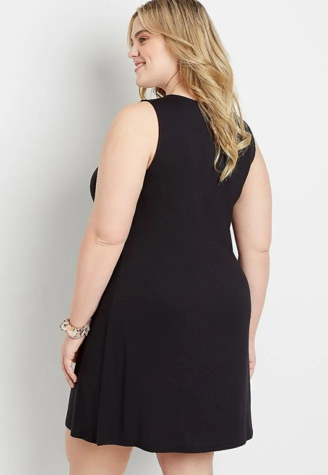 Plus Size 247 Keyhole Shift Dress Women Maurices Plus Dresses and Jumpsuits