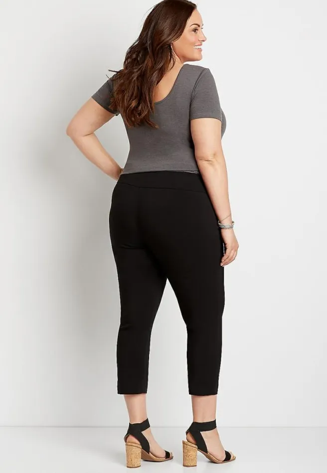 Plus Size Bengaline Cropped Pant Women Maurices Plus Bottoms