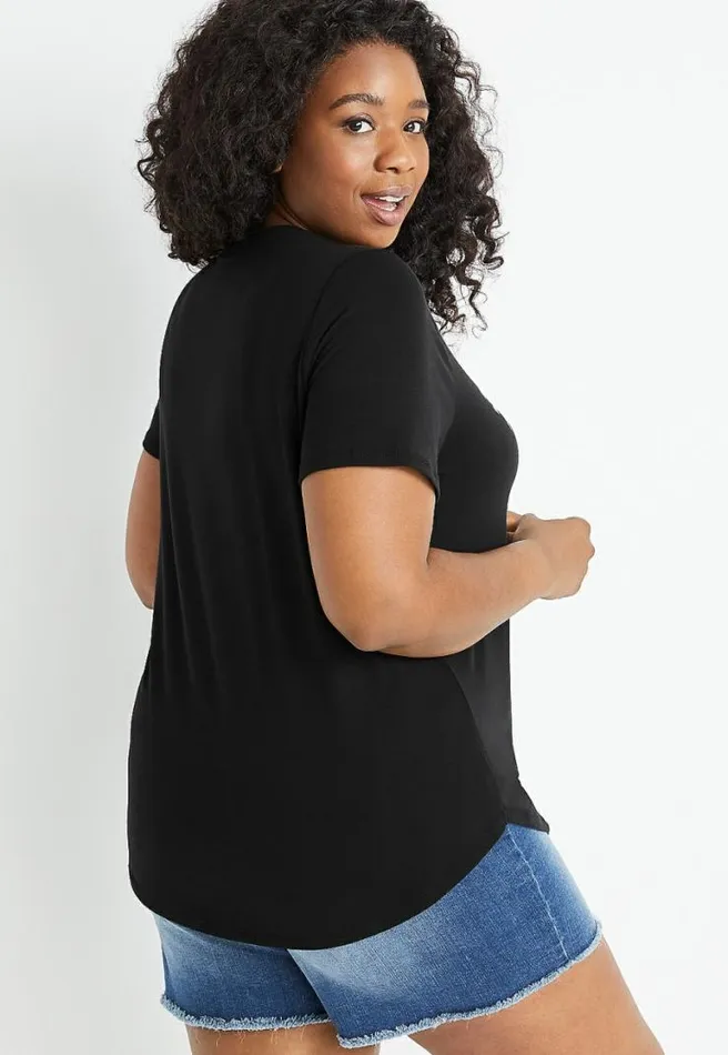 Plus Size Billy Joel Graphic Tee Women Maurices Plus Tops