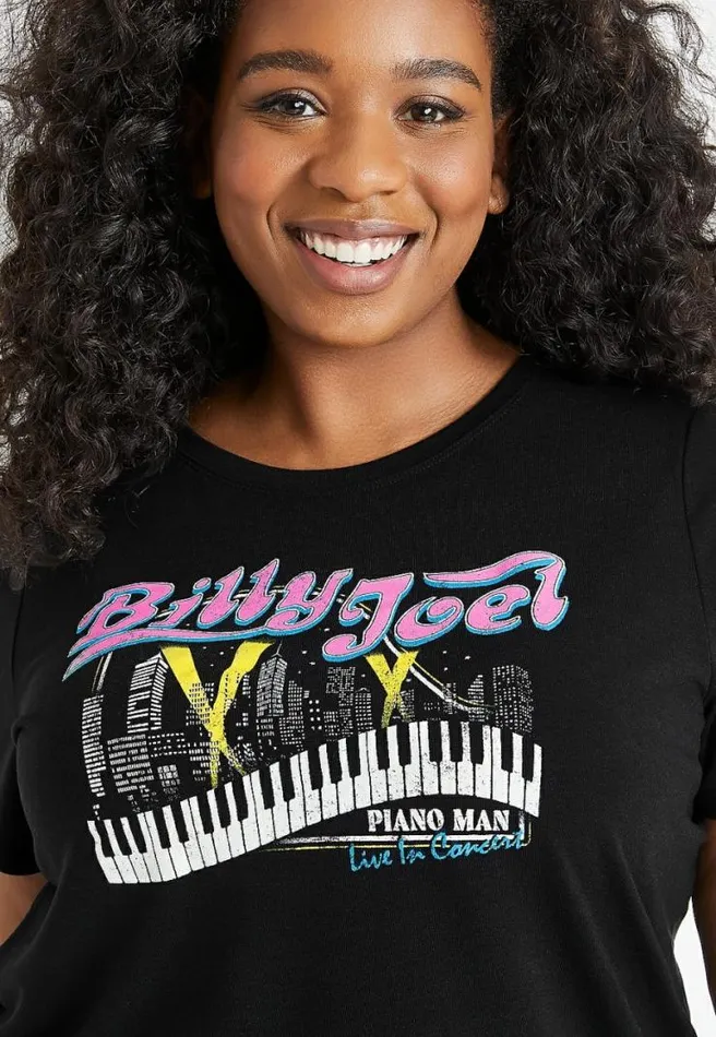 Plus Size Billy Joel Graphic Tee Women Maurices Plus Tops