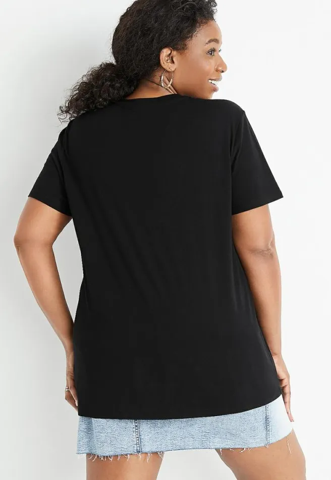 Plus Size Def Leppard Oversized Graphic Tee Women Maurices Plus Tops