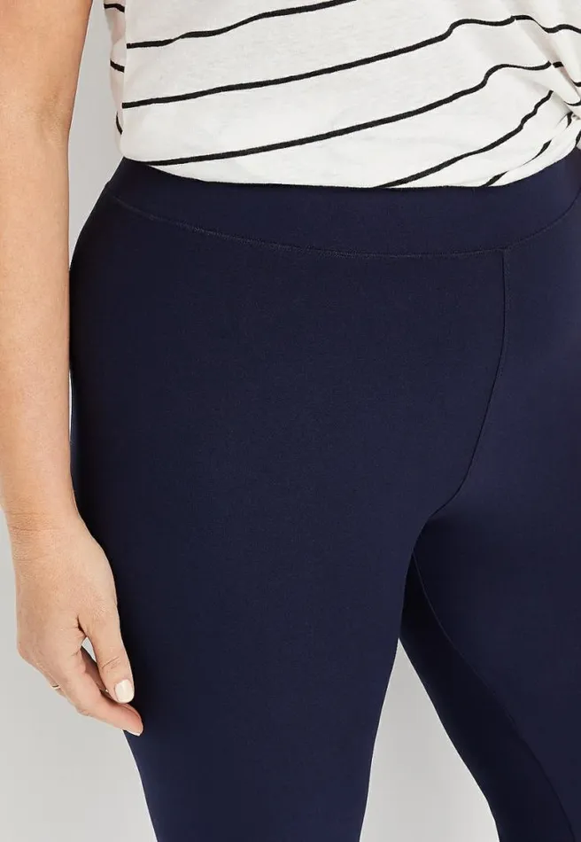 Plus Size High Rise Navy Ultra Soft Legging Women Maurices Plus Bottoms