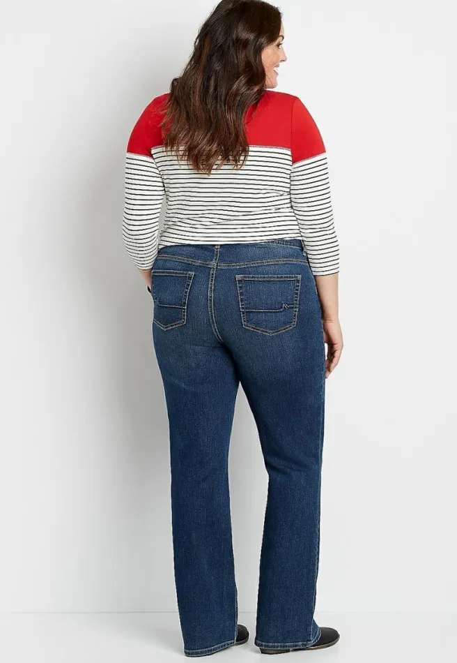 Plus Size M Jeans By Maurices Classic Slim Boot Curvy High Rise Jean Women Maurices Plus Jeans