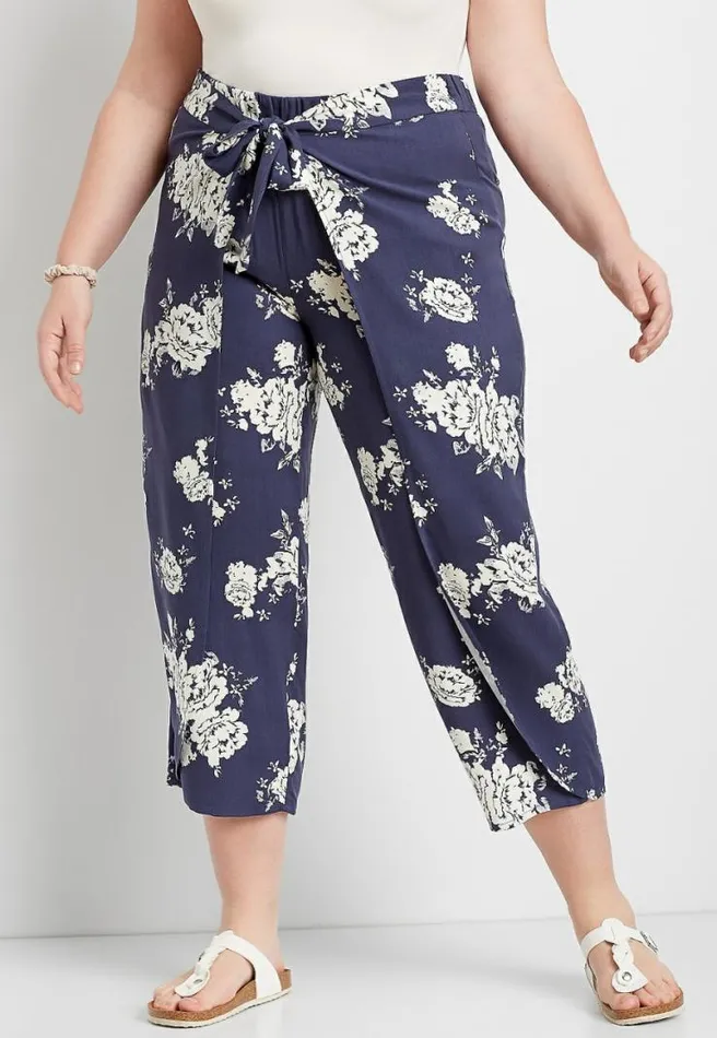 Plus Size Navy Flyaway Pant Women Maurices Plus Bottoms