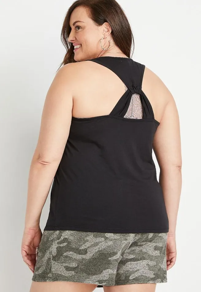 Plus Size Rock and Roll Graphic Tank Top Women Maurices Plus Tops