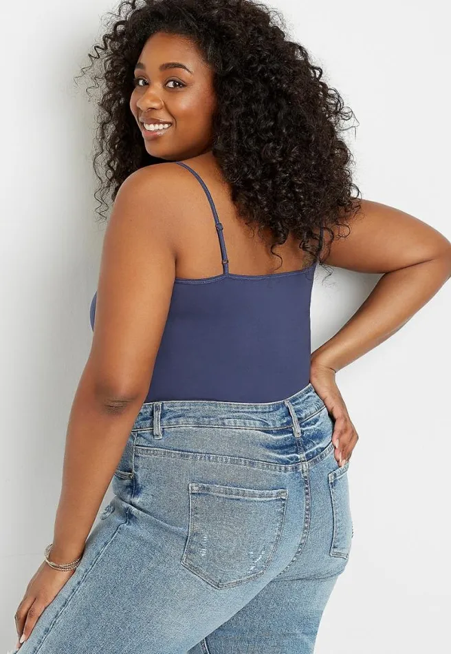 Plus Size Solid Basic V Neck Tuck In Tank Top Women Maurices Plus Tops
