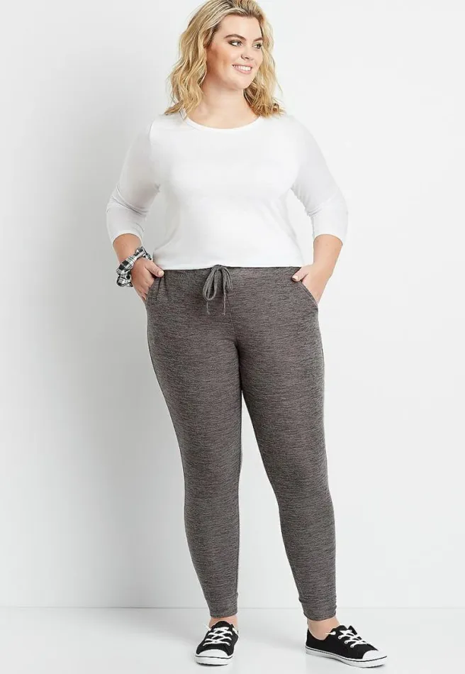 Plus Size Super Soft Cozy Jogger Pant Women Maurices Plus Bottoms
