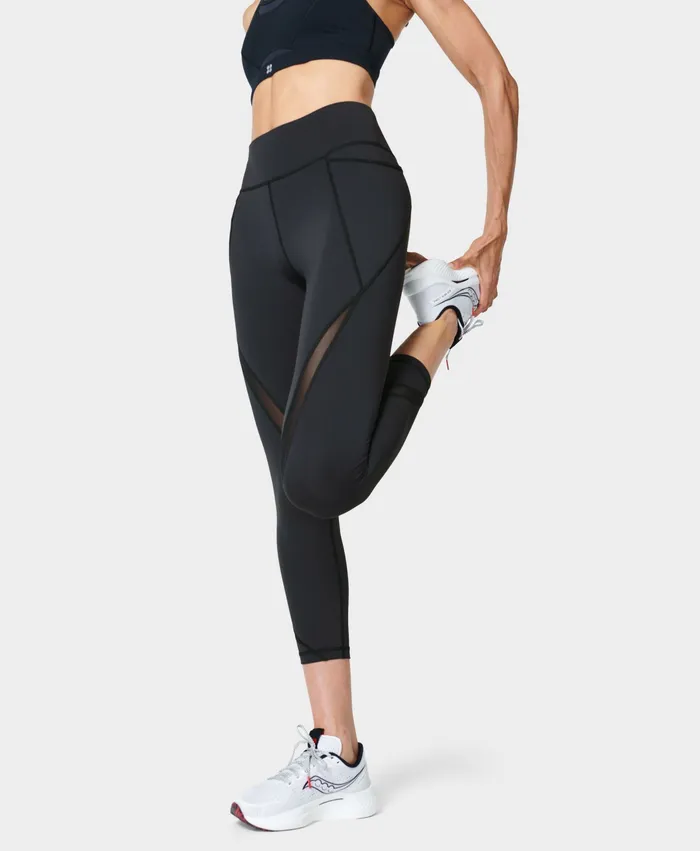 Pocketed Women Power Icon 78 Leggings Black Sweaty Betty