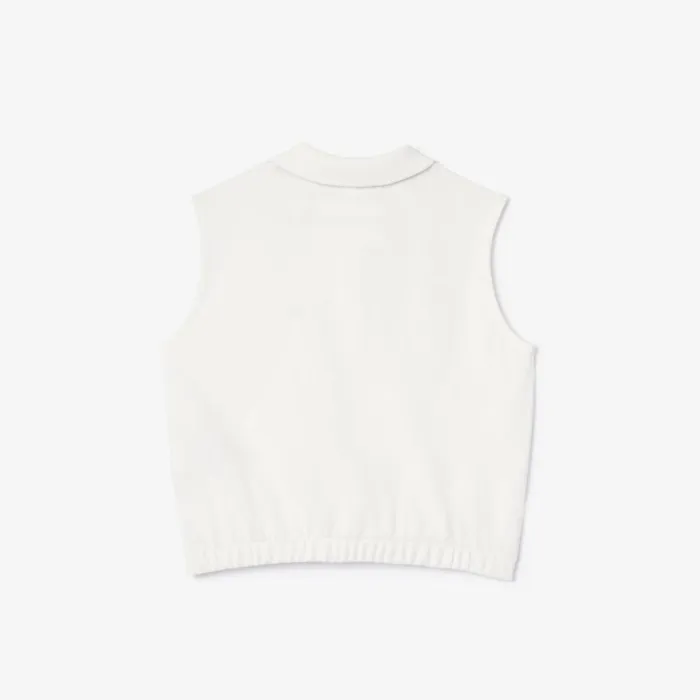 Polos Kids Lacoste Kids039 Cotton Piqu Sleeveless Polo White 70v