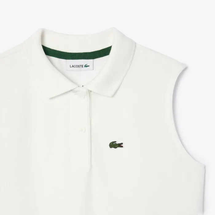 Polos Kids Lacoste Kids039 Cotton Piqu Sleeveless Polo White 70v