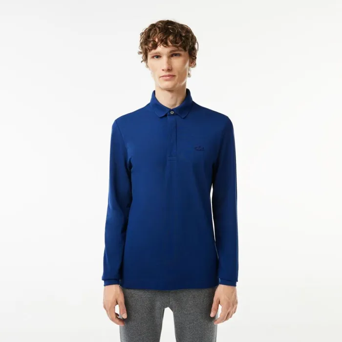 Polos Men Lacoste Men039s Smart Paris Long Sleeve Stretch Cotton Polo Methylene Blue F9f Polos Men Lacoste Men039s Smart Paris Long Sleeve Stretch Cotton Polo Methylene Blue F9f