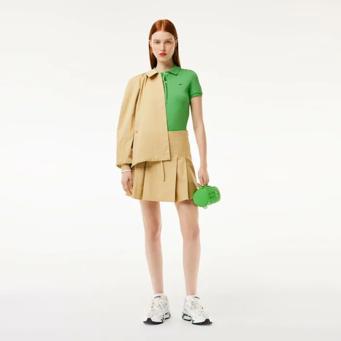 Polos Women Lacoste Women039s L12D Slim Fit Jersey Polo Sorrel Green Ixu