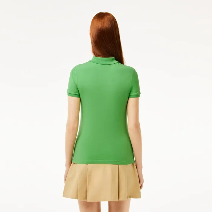 Polos Women Lacoste Women039s L12D Slim Fit Jersey Polo Sorrel Green Ixu