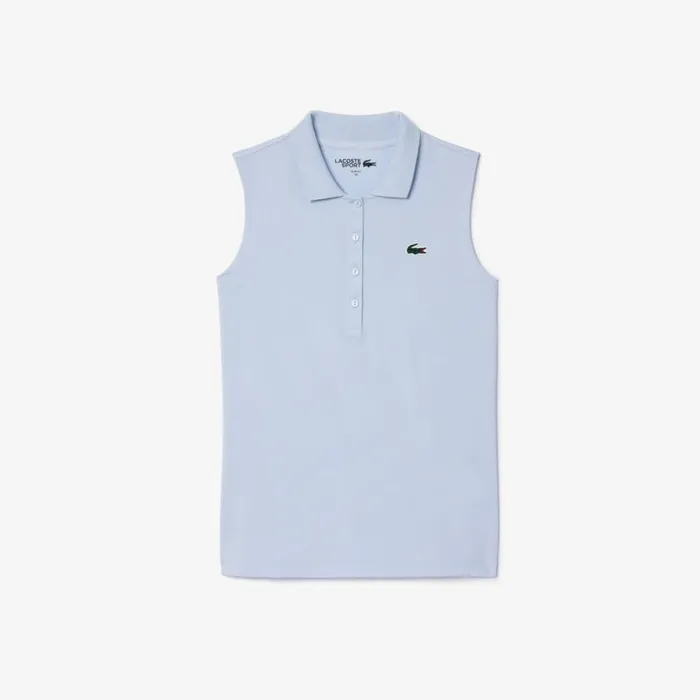 Polos Women Lacoste Women039s UltraDry Slim Fit AntiUV Stretch Golf Polo Phoenix Blue J2g