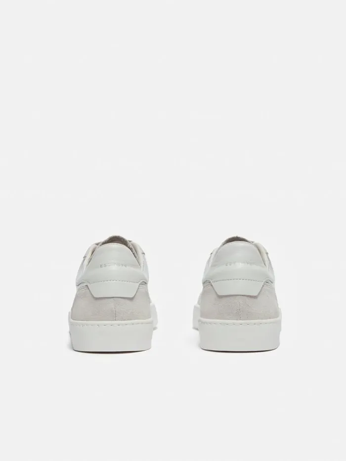 Portland Vintage Classic Trainer Silver Women Jigsaw Flats