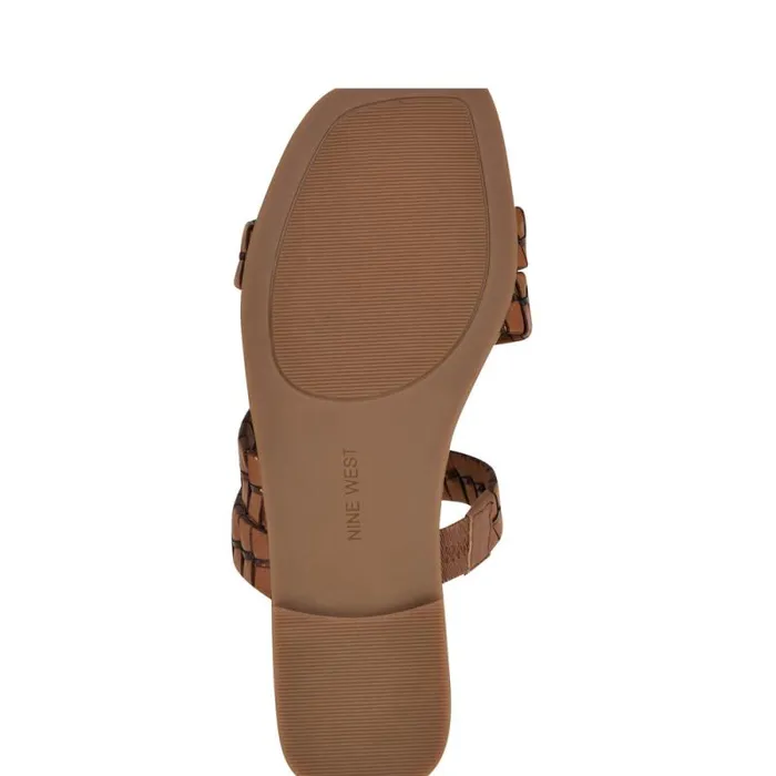 Quinlea Flat Strappy Sandals Brown Women Nine West Sandals Quinlea Flat Strappy Sandals Brown Women Nine West Sandals