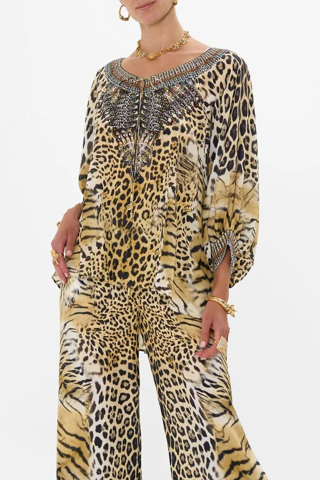 RAGLAN SLEEVE BLOUSE WITH CUFF JAGUAR Jaguar Womens Camilla Blouses and Shirts