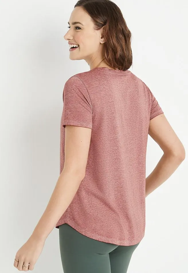 Red Be A Good Human Graphic Tee Women Maurices Tops