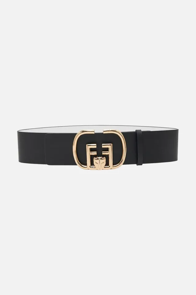 REVERSIBLE BUCKLE BELT SOLID WHITE Solid White WomensMens Camilla Belts