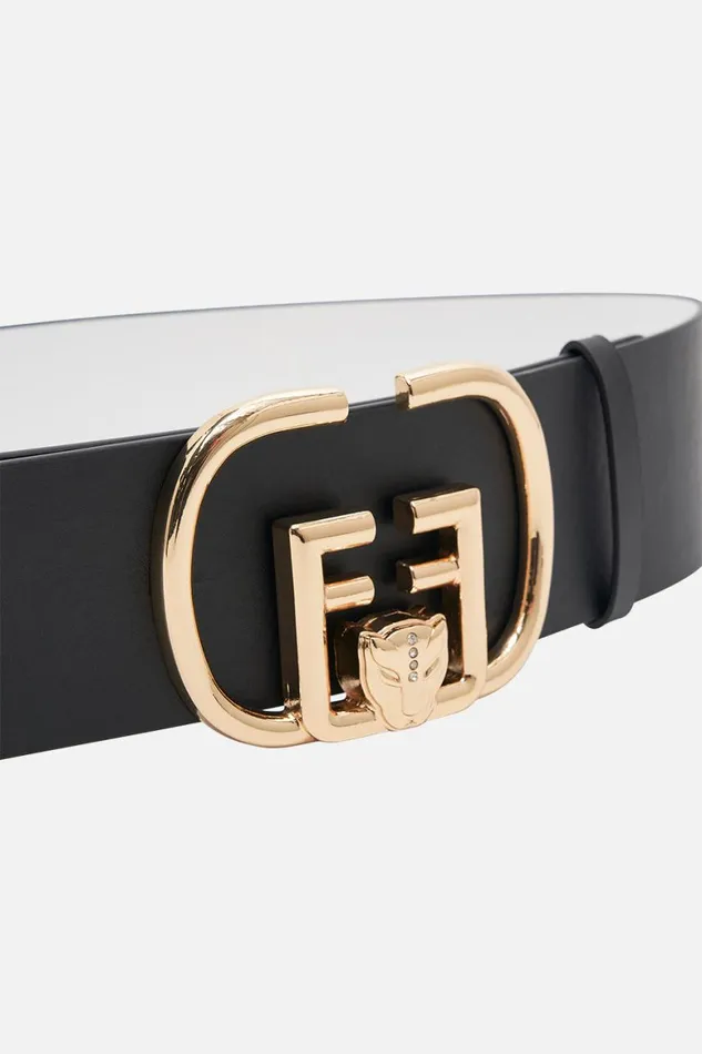 REVERSIBLE BUCKLE BELT SOLID WHITE Solid White WomensMens Camilla Belts