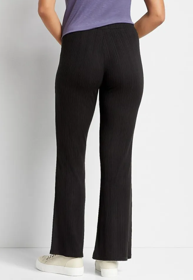 Ribbed Flare Leg Pant Women Maurices Bottoms