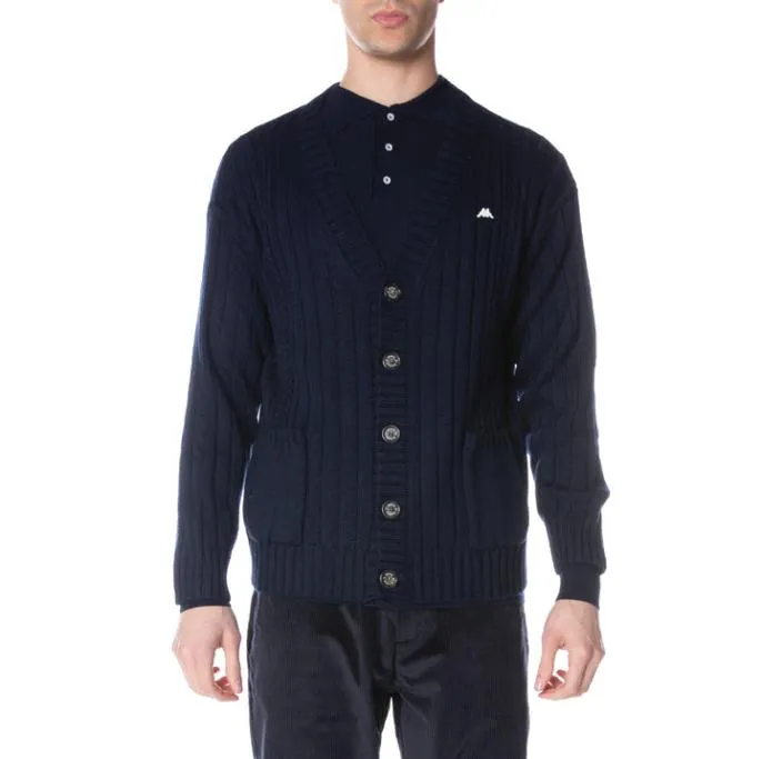 Robe Giovani Achird Cardigan 8211 Navy Navy Men Kappa Knitwear