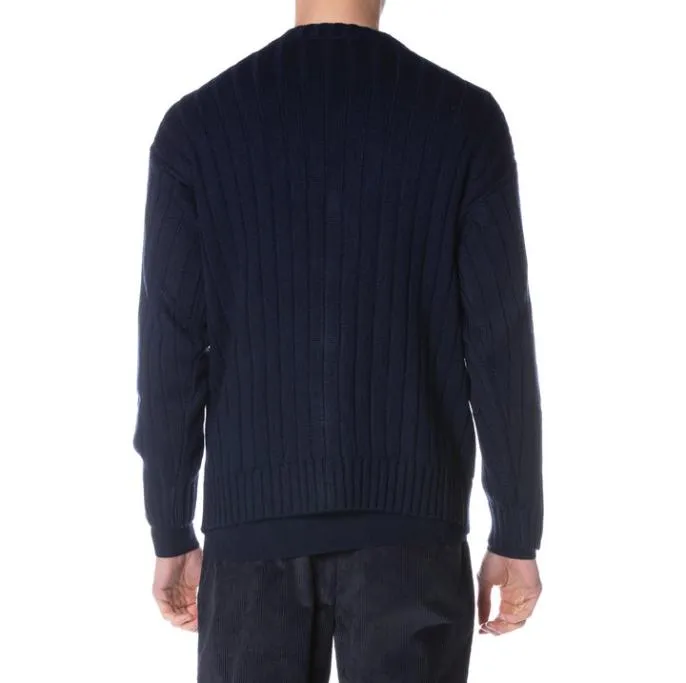 Robe Giovani Achird Cardigan 8211 Navy Navy Men Kappa Knitwear