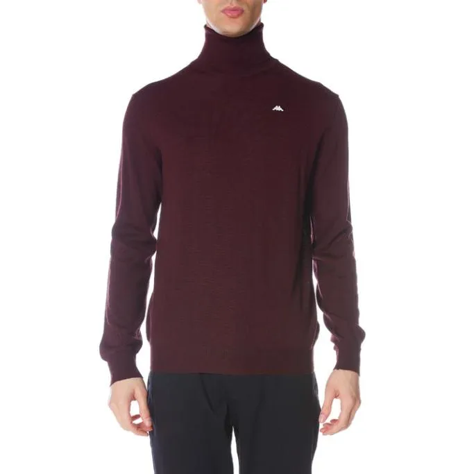 Robe Giovani Deiron Turtleneck 8211 Burgundy Burgundy Men Kappa Knitwear