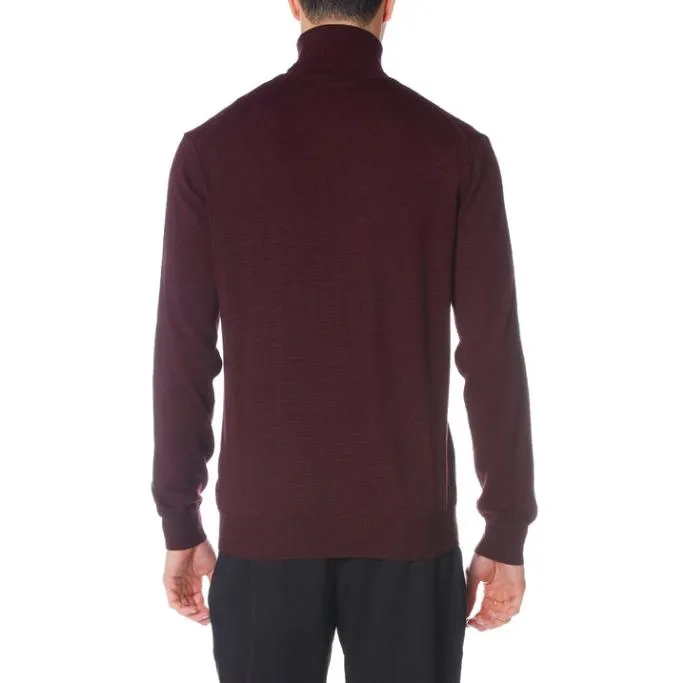 Robe Giovani Deiron Turtleneck 8211 Burgundy Burgundy Men Kappa Knitwear