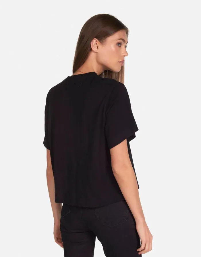 Rue Moshi Eagle Head Black Women Lauren Moshi Short Sleeve