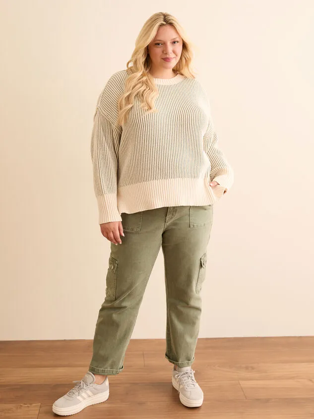 Sadie Ribbed Sweater Ivoryblue Women Altar039d State Sweaters Cardigans Sadie Ribbed Sweater Ivoryblue Women Altar039d State Sweaters Cardigans
