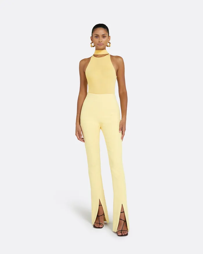 Safiyaa Chascara Pale Primrose Knit Pale Primrose Women Tops