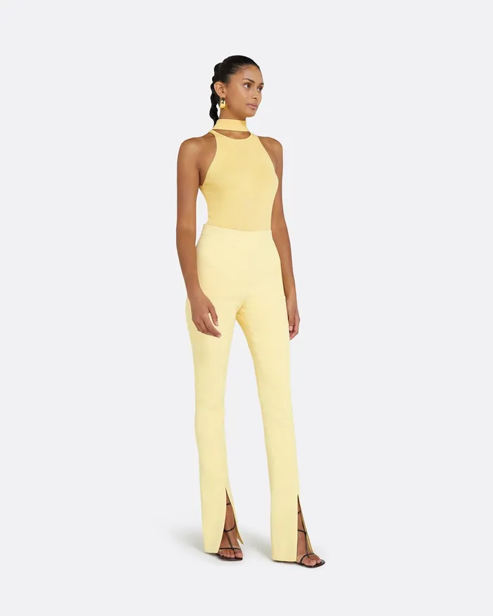 Safiyaa Chascara Pale Primrose Knit Pale Primrose Women Tops