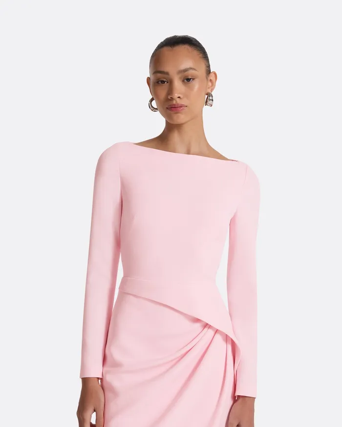 Safiyaa Dresses Women Craina Peony Blush Midi Dress Peony Blush