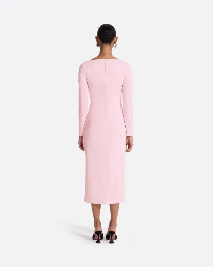 Safiyaa Dresses Women Craina Peony Blush Midi Dress Peony Blush