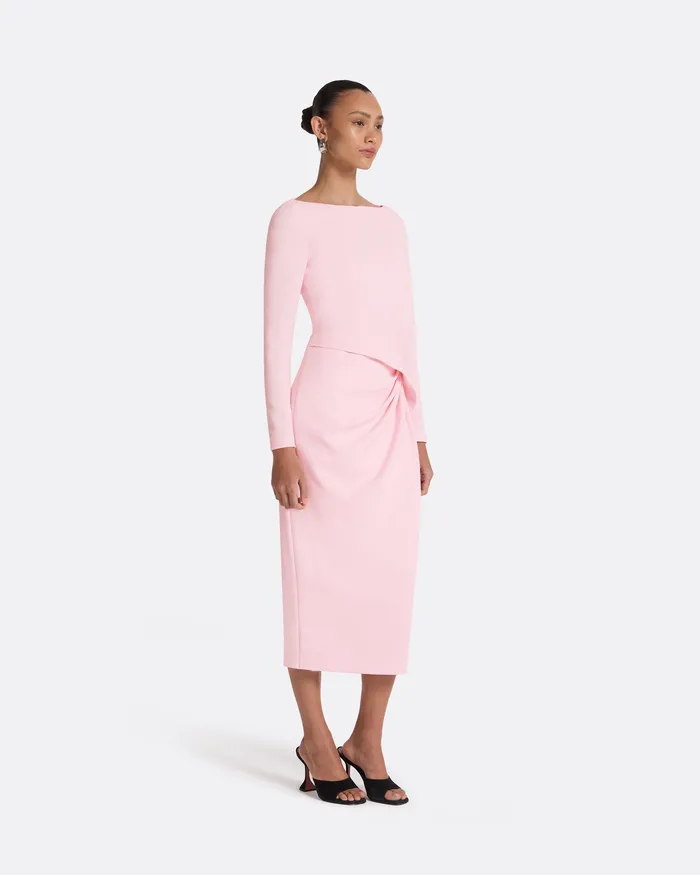 Safiyaa Dresses Women Craina Peony Blush Midi Dress Peony Blush