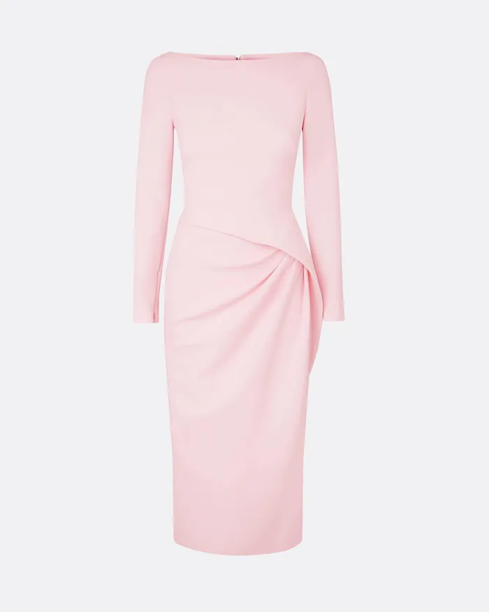 Safiyaa Dresses Women Craina Peony Blush Midi Dress Peony Blush