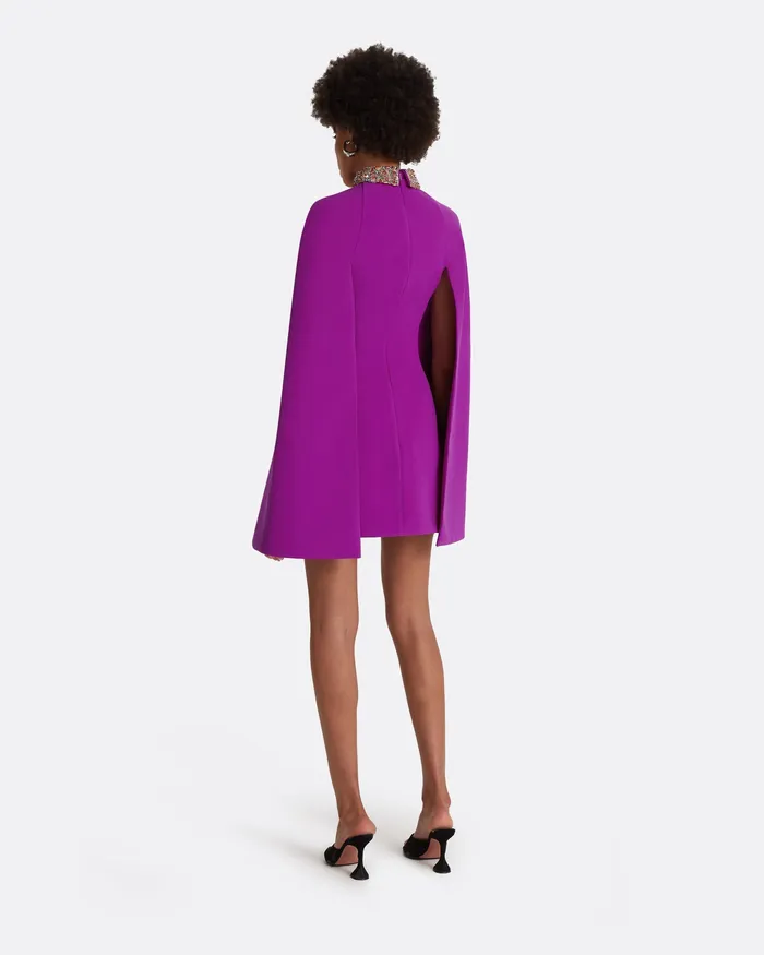 Safiyaa Icons Women Harlow Magenta Short Dress Magenta