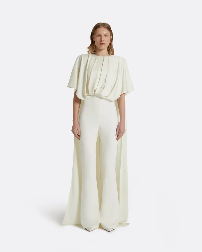 Safiyaa Jumpsuits Women Lucan Ivory Jumpsuit Ivory
