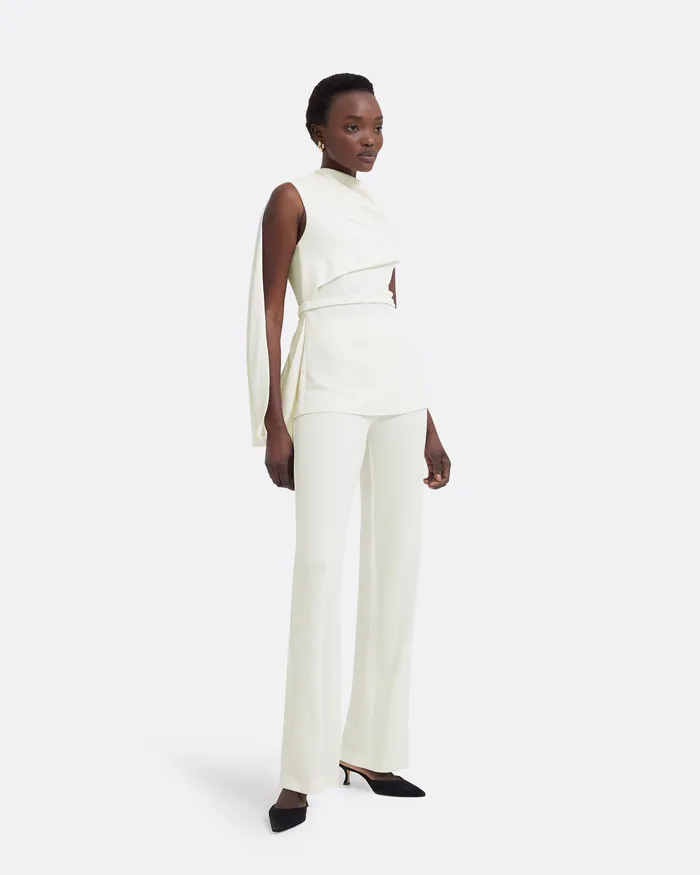 Safiyaa Trousers Women Lea Ivory Trousers Ivory