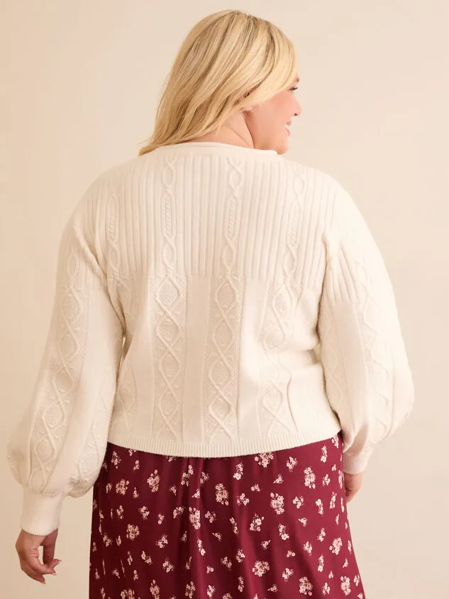 Sage Cable Knit Sweater Tofu Women Altar039d State Sweaters Cardigans Sage Cable Knit Sweater Tofu Women Altar039d State Sweaters Cardigans