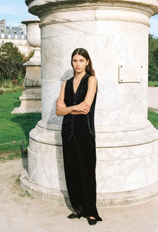 Sale Barca Pant Black Velvet Women Ciao Lucia Pants