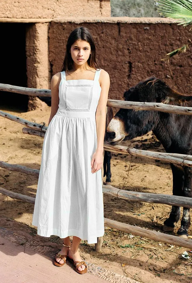 Sale Freja Dress White Women Ciao Lucia Long Dresses