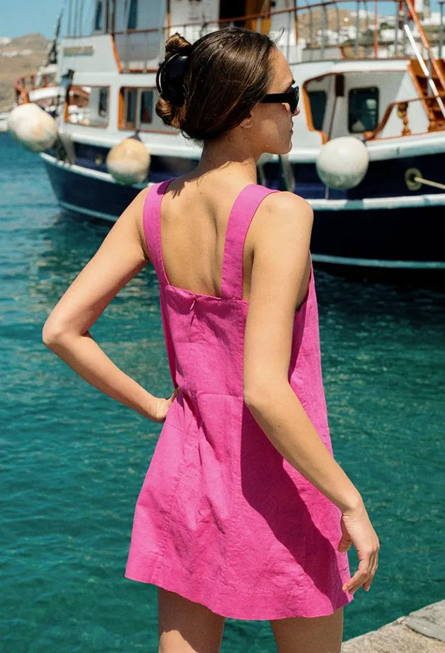 Sale Malena Dress Hot Pink Women Ciao Lucia Mini Dresses